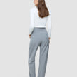Women Ease Pants Straight Steel Melange