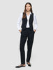 Women Ease Pants Tapered Black