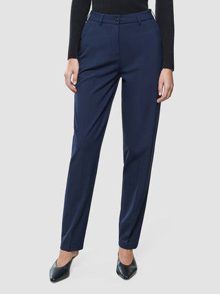 Women Ease Pants Tapered Blue Nights