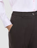 Women Ease Pants Wide Mocha Melange