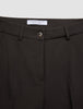 Women Ease Pants Wide Mocha Melange
