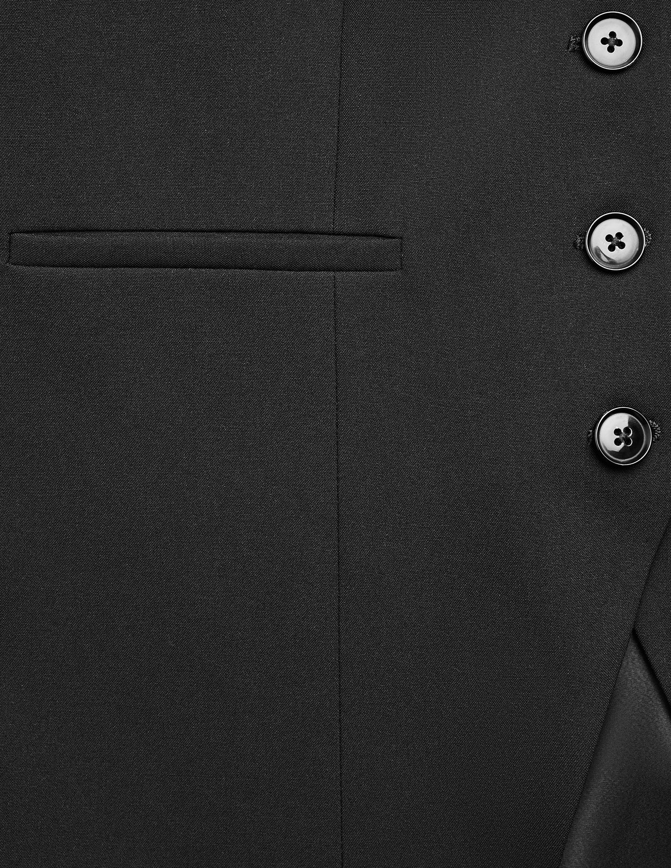 Women Ease Long Vest Black