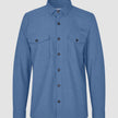 Ease Overshirt Blue Mirage