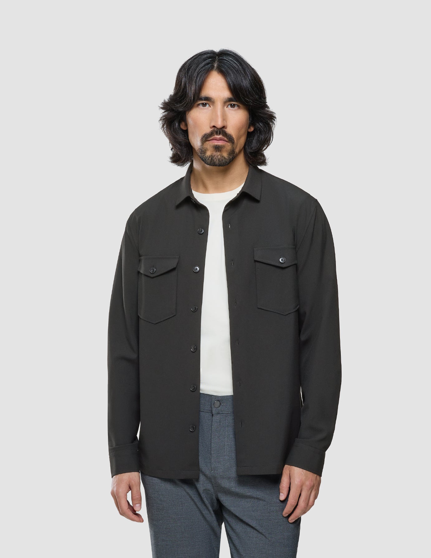 Ease Overshirt Black