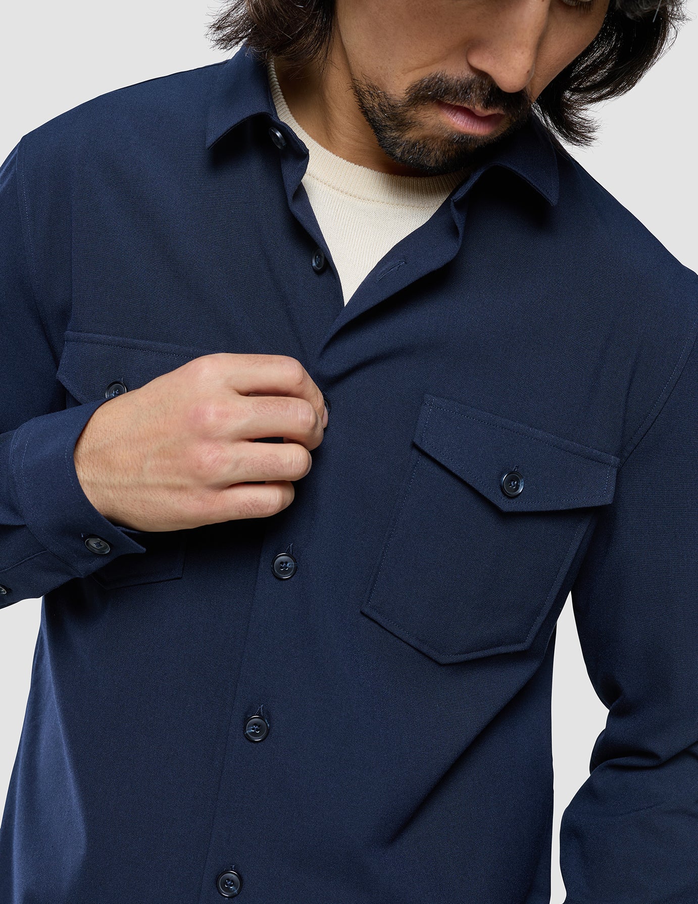 Ease Overshirt Blue Nights