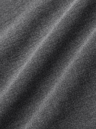 Close-up of folds in Ease Pants Relaxed Fit Dark Grey.