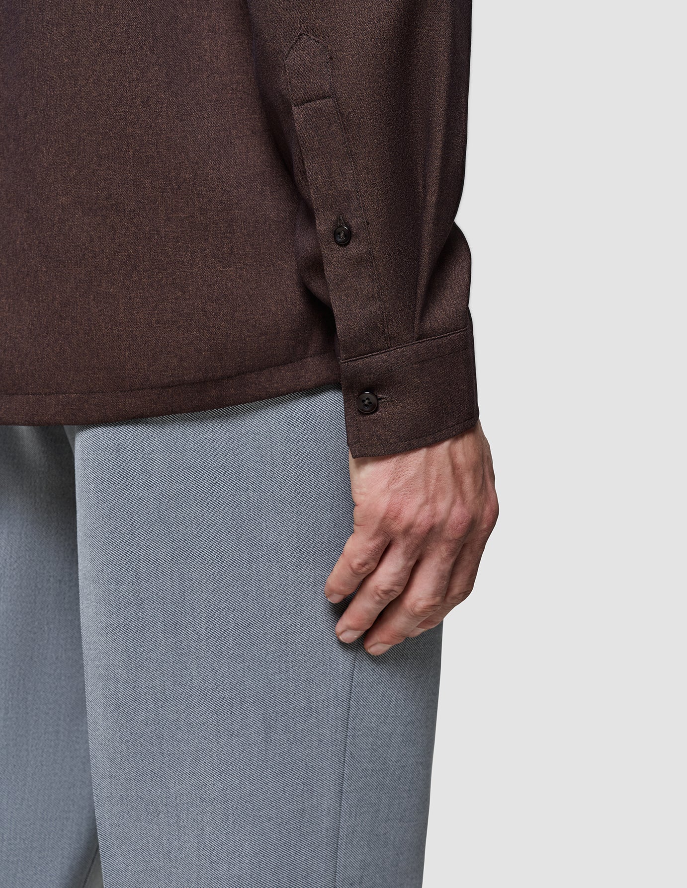 Effortless Shirt Dark Brown