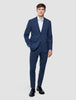 Essential Blazer Slim Navy Checks