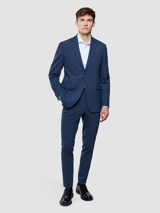 Essential Suit Navy Checks