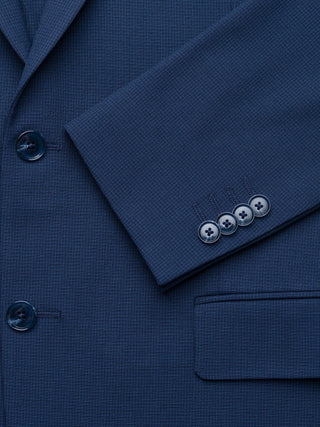 Essential Blazer Regular Navy Checks