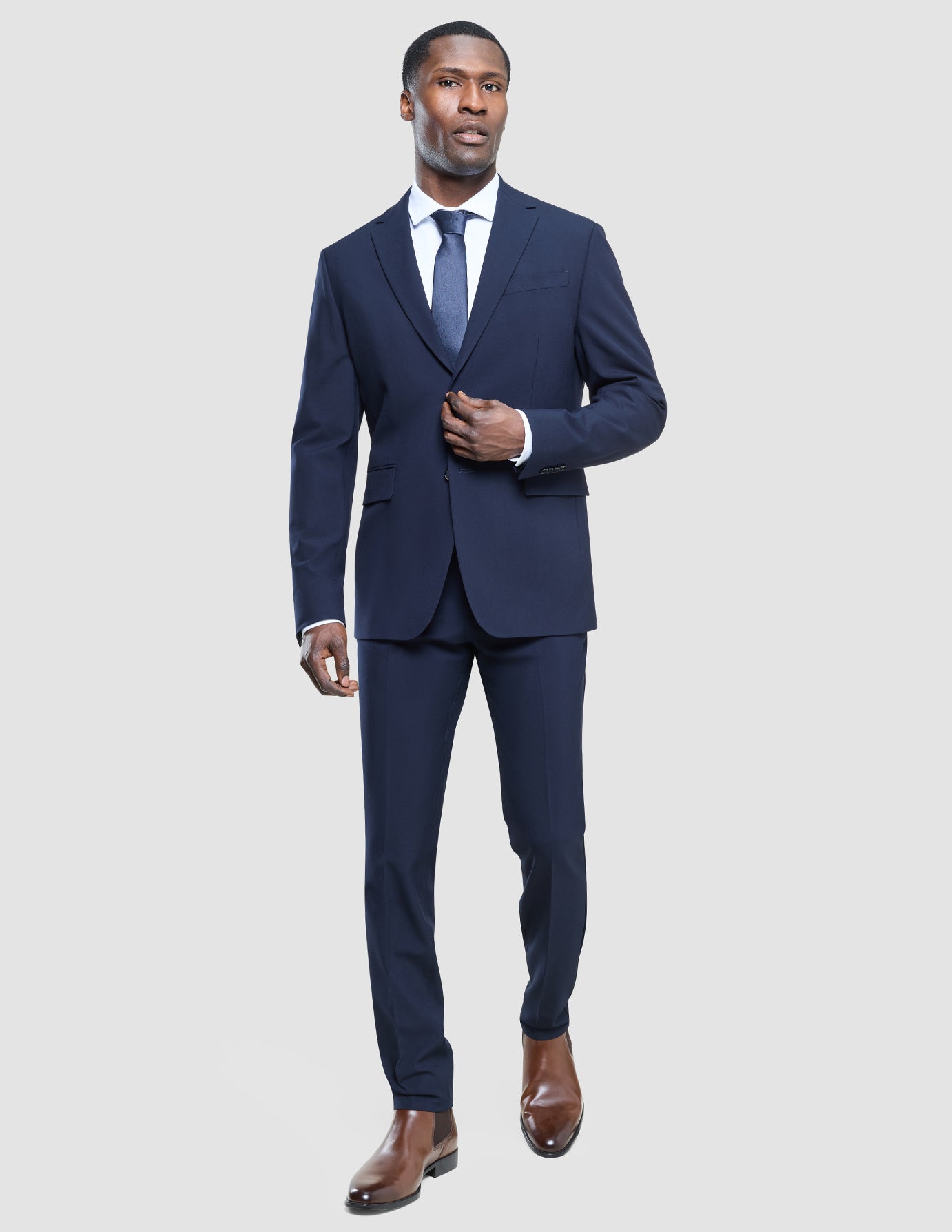 Essential Blazer Slim Midnight Blue