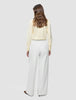 Women Essential Pants Wide Off White