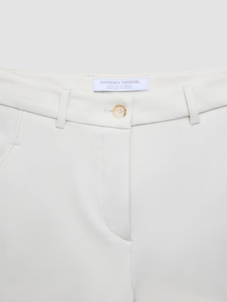 Essential Pants Straight Off White