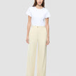 Women Essential Pants Wide Misty Yellow