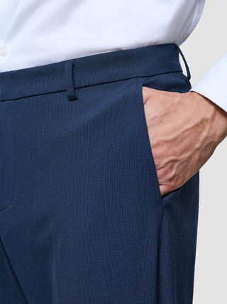 Essential Suit Pants Regular Navy Checks