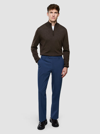 Essential Suit Pants Relaxed Fit Navy Checks