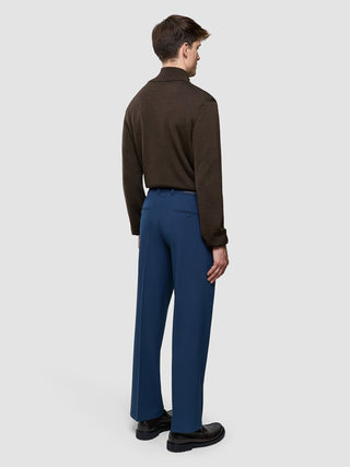 Essential Suit Pants Relaxed Fit Navy Checks