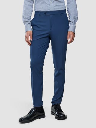 Essential Suit Pants Slim Marine Blue