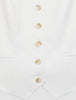 Women Essential Short Vest Off White