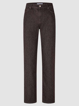 Women Evelin Jeans Tapered Chocolate