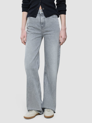 Women's Classic Jeans Relaxed Light Grey Washed