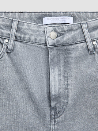 Women's Classic Jeans Relaxed Light Grey Washed