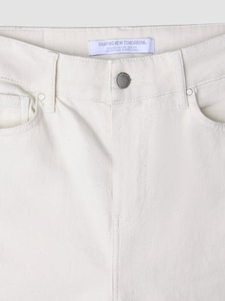 Women's Relaxed Jeans Off White