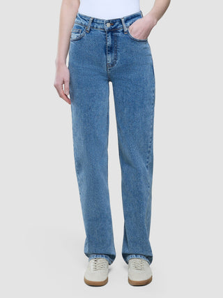 Jeans Straight Snow Blue Wash