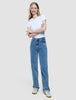 Jeans Straight Snow Blue Wash