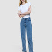 Jeans Straight Snow Blue Wash