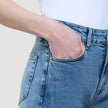 Jeans Straight Snow Blue Wash
