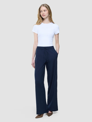 Women Linen Pants Relaxed Night Sky