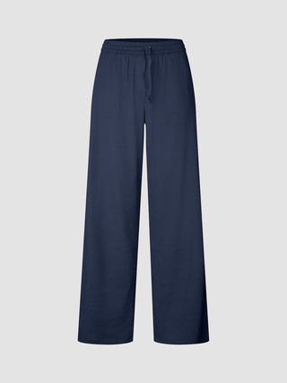 Women Linen Pants Relaxed Night Sky