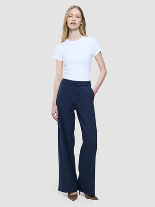 Women Linen Pants Relaxed Night Sky