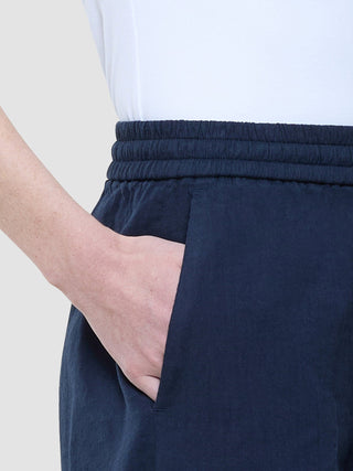 Women Linen Pants Relaxed Night Sky