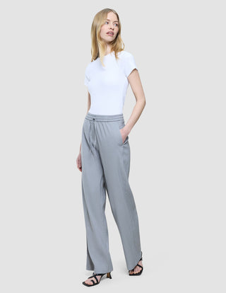 Women Linen Pants Relaxed Stone Grey