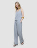linen set stone grey top relaxed pants