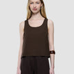 linen set espresso top relaxed pants