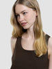 linen set espresso top relaxed pants