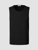 Rib Tank Top Black