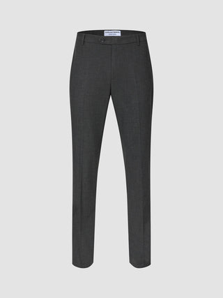 Motion Suit Pants Regular Pepper Grey, lightweight, breathable grey suit trousers with a straight leg and a button closure.