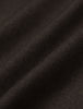 Close-up view of dark brown, 360° stretch fabric with subtle folds on the Motion Suit Pants Slim Cognac.