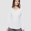 Women Oxford Shirt White Slim