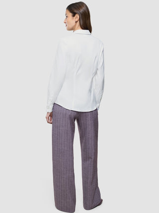 Women Oxford Shirt White Slim