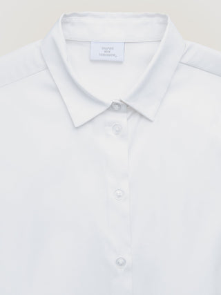 Women Oxford Shirt White Slim