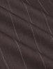 Raina Suit Wide Chestnut Pinstripe