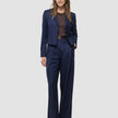 Women Raina Short Blazer Night Sky Pinstripe