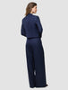 Raina Suit Nightsky Pinstripe Blazer and Wide Pants