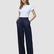 Women Raina Pants Wide Night Sky Pinstripe