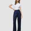 Women Raina Pants Wide Night Sky Pinstripe